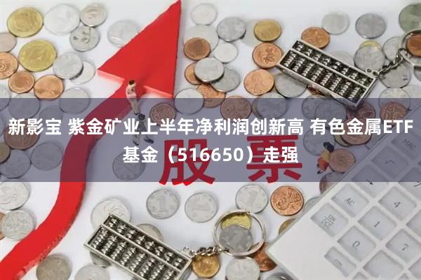 新影宝 紫金矿业上半年净利润创新高 有色金属ETF基金（516650）走强