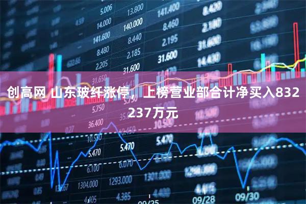 创高网 山东玻纤涨停,上榜营业部合计净买入832237万元