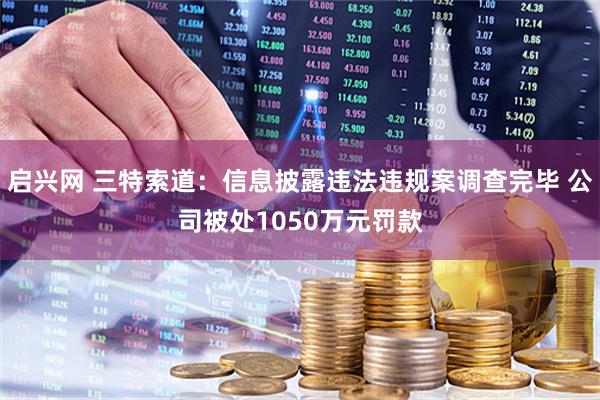 启兴网 三特索道：信息披露违法违规案调查完毕 公司被处1050万元罚款